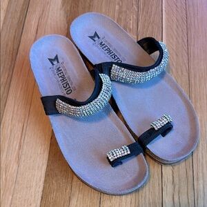 Mephisto Rhinestone Sandals